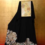 黒留袖 T-24-433 の三種の帯合わせ