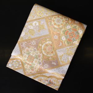 厳選長尺袋帯　西陣織　有職文様