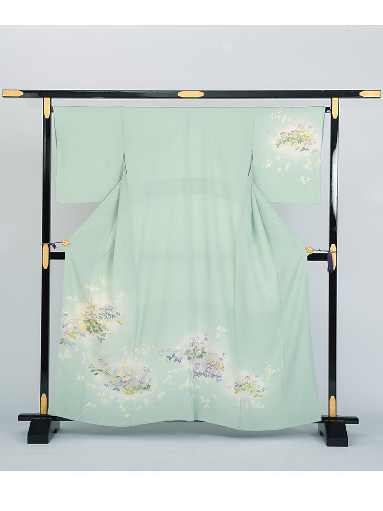 緑から選ぶ訪問着のレンタル | KIMONO－PRO京都