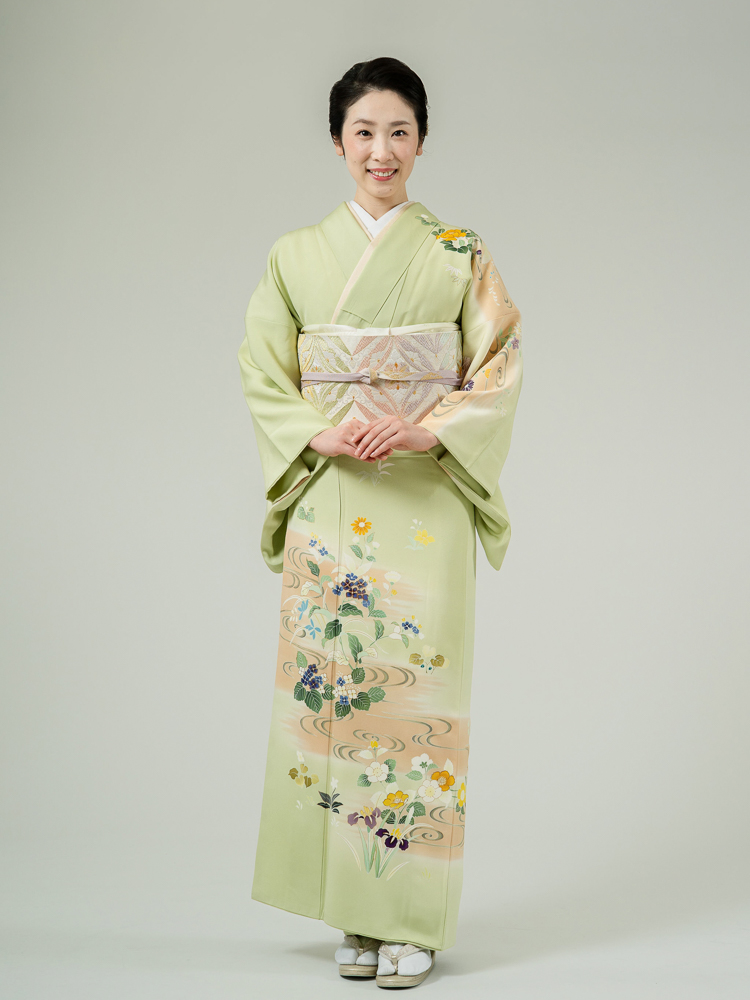 緑から選ぶ訪問着のレンタル | KIMONO－PRO京都
