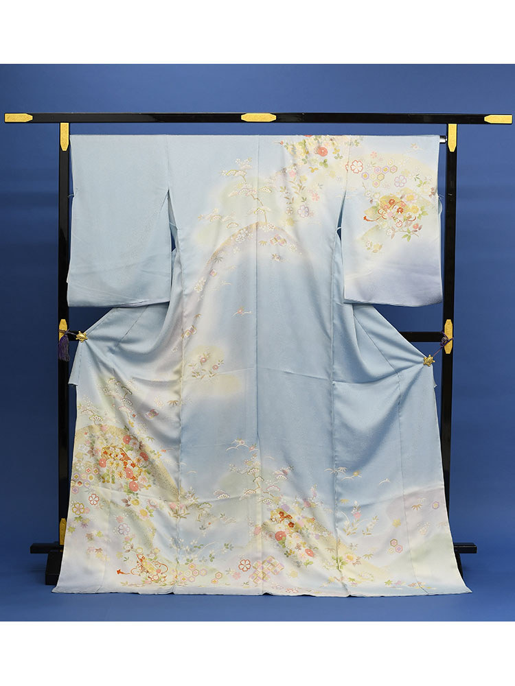 水色から選ぶ訪問着のレンタル | KIMONO－PRO京都