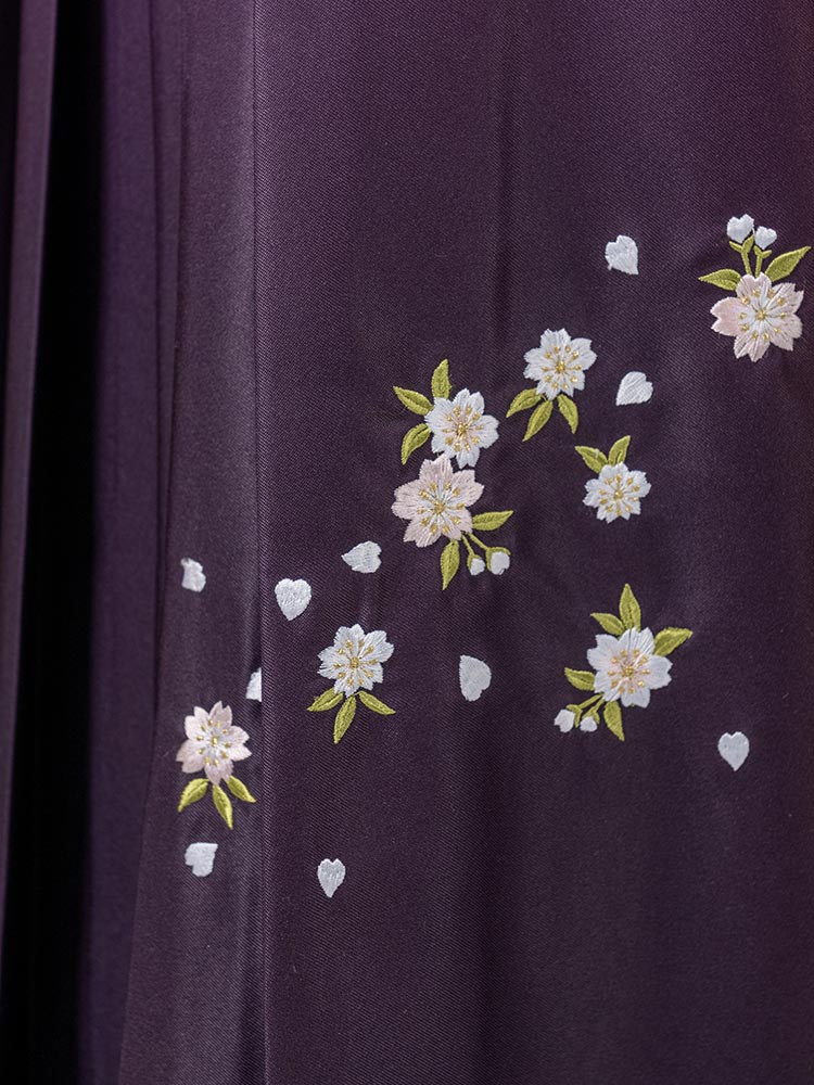 卒業式 ぼかし刺繍入り袴単品と帯　紫hakama-001pl 楽天市場】ぼかし刺繍入袴SS?3LサイズMemorialstyle輝 レディース 単品